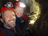 Grabación en el interior de la Cueva de Valporquero